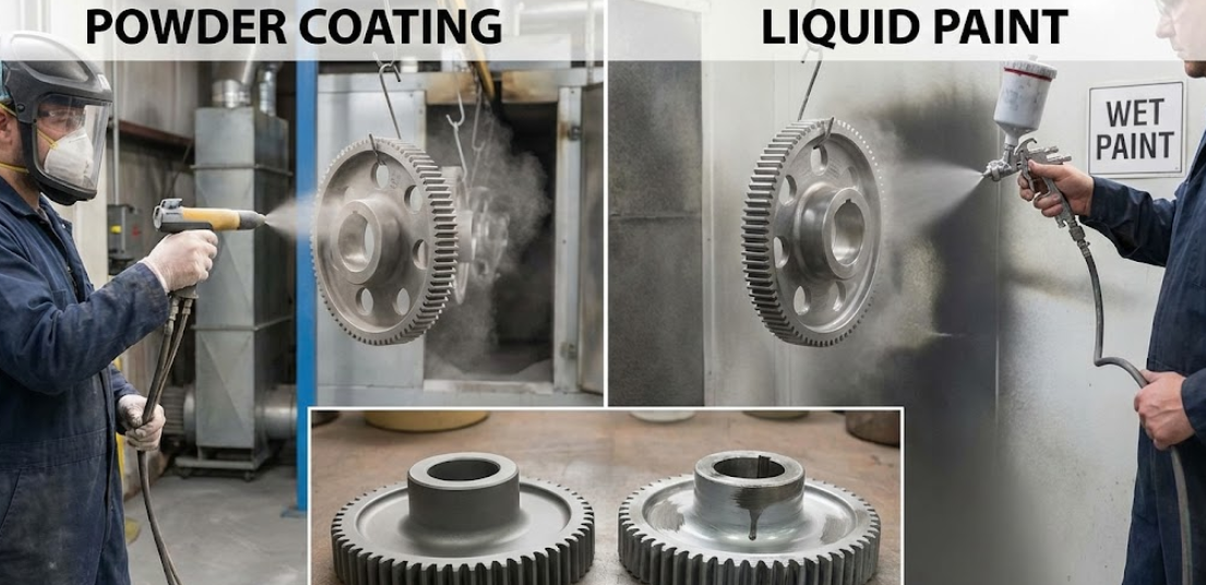 Reliable Results: Powder Coating vs Paint for Metal